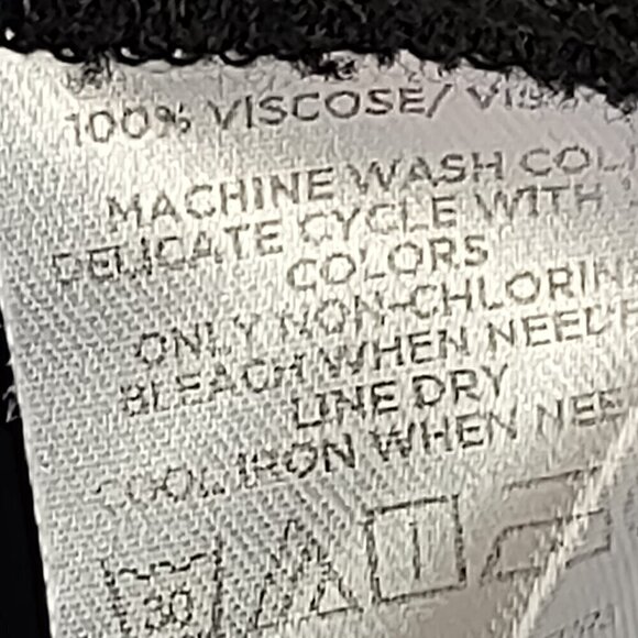 Loft Petites Women's A-line Black Short Sleeve, Lightweight Midi Dress Size LP - Picture 10 of 10